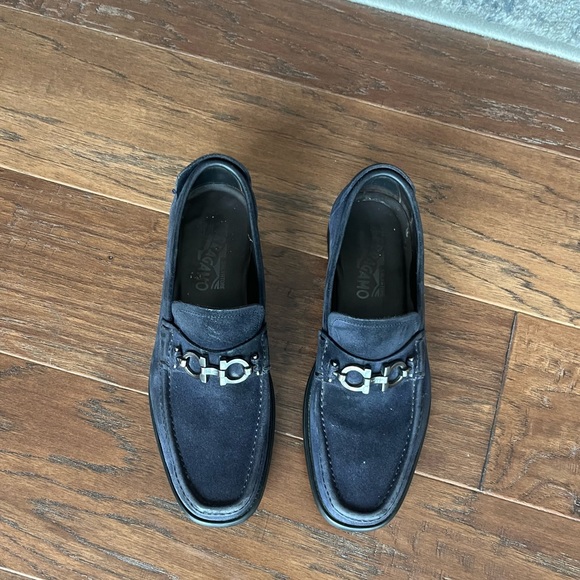 Suede loafers